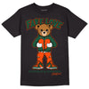 Dunk Low Team Dark Green Orange DopeSkill T-Shirt Fake Love Graphic - Black