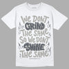 Cool Grey 11s DopeSkill T-Shirt Grind Shine Graphic - White 