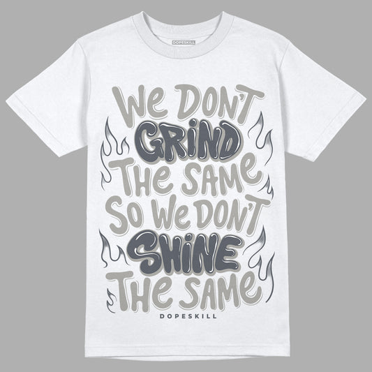 Cool Grey 11s DopeSkill T-Shirt Grind Shine Graphic - White 