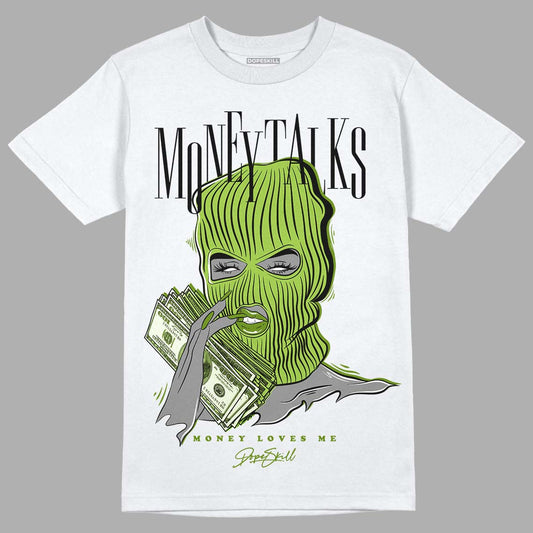 Dunk Low 'Chlorophyll' DopeSkill T-Shirt Money Talks Graphic - White 