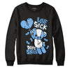 AJ 6 University Blue DopeSkill Sweatshirt Love Sick Graphic