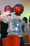 AJ 6 University Blue DopeSkill Sweatshirt Love Sick Graphic