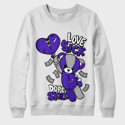 Dark Concord 5s Retro DopeSkill Sweatshirt Love Sick Graphic
