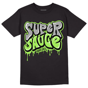 Green Bean 5s DopeSkill T-Shirt Super Sauce Graphic - Black