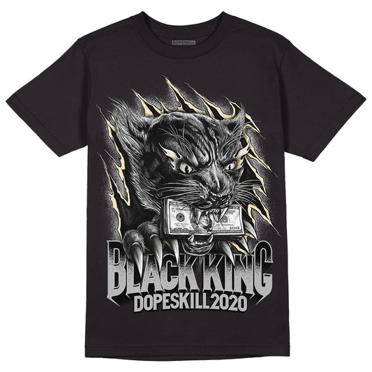 Jordan 4 Retro SE Craft Photon Dust DopeSkill T-Shirt Black King Graphic Streetwear - Black