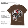 AJ 3 Neapolitan DopeSkill Dark Mocha T-shirt Loser Lover Graphic