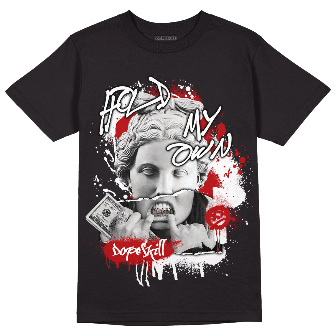 Playoffs 13s DopeSkill T-Shirt Hold My Own Graphic - Black