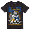 Dunk Blue Jay and University Gold DopeSkill T-Shirt Real Lover Graphic Streetwear - Black