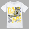 AJ 4 Lightning DopeSkill T-Shirt Real Ones Move In Silence Graphic