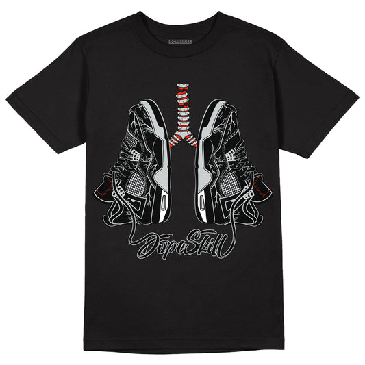 Black Canvas 4s DopeSkill T-Shirt Breathe Graphic - Black