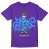 Jordan 13 Court Purple DopeSkill Purple T-Shirt King Chess Graphic Streetwear