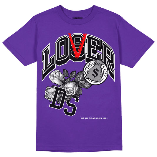 PURPLE Collection DopeSkill Purple T-shirt Loser Lover Graphic - Purple 