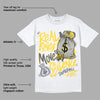 AJ 4 Lightning DopeSkill T-Shirt Real Ones Move In Silence Graphic