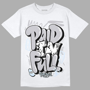 Jordan 11 Retro Low Cement Grey DopeSkill T-Shirt New Paid In Full Graphic Streetwear - White