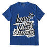Jordan 13 Brave Blue DopeSkill Navy T-shirt LOVE Graphic