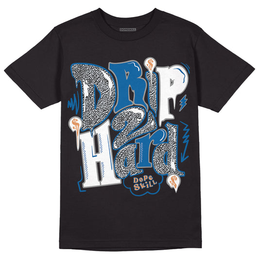 Jordan 3 Retro Wizards DopeSkill T-Shirt Drip Too Hard Graphic Streetwear - Black