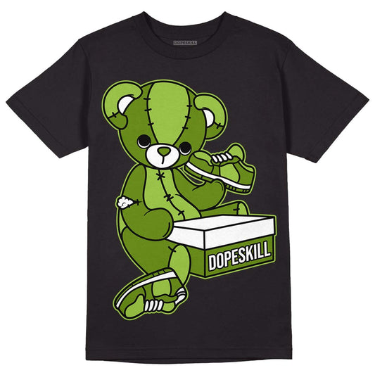 Dunk Low 'Chlorophyll' DopeSkill T-Shirt Sneakerhead BEAR Graphic - Black 