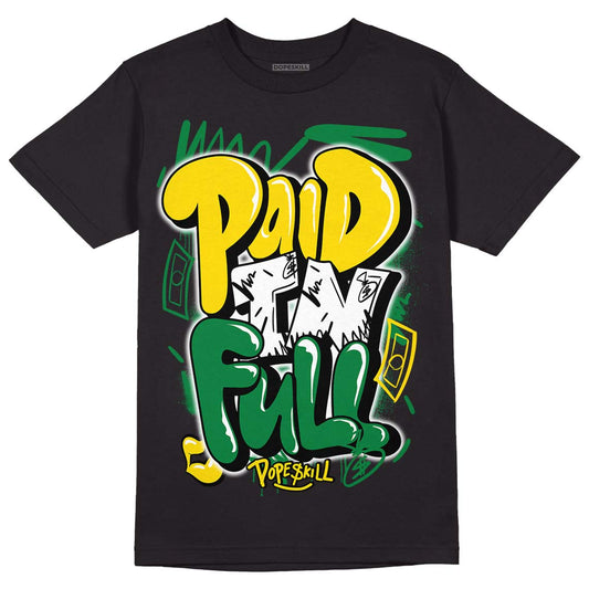 Dunk Low Reverse Brazil DopeSkill T-Shirt New Paid In Full Graphic - Black