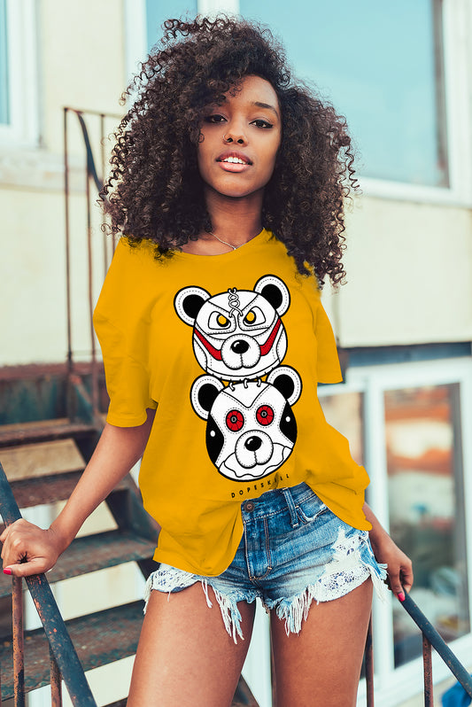 AJ 13 Del Sol DopeSkill Del Sol T-shirt Leather Bear Graphic