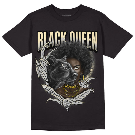 Jordan 4 Retro SE Craft Photon Dust DopeSkill T-Shirt New Black Queen Graphic Streetwear  - Black