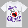 Jordan 3 Retro Dark Iris DopeSkill T-Shirt Do It For The Culture Graphic Streetwear - White