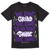 Court Purple 13s DopeSkill T-Shirt Grind Shine Graphic - Black