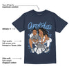 AJ 6 Midnight Navy DopeSkill T-shirt Queen Of Hustle Graphic