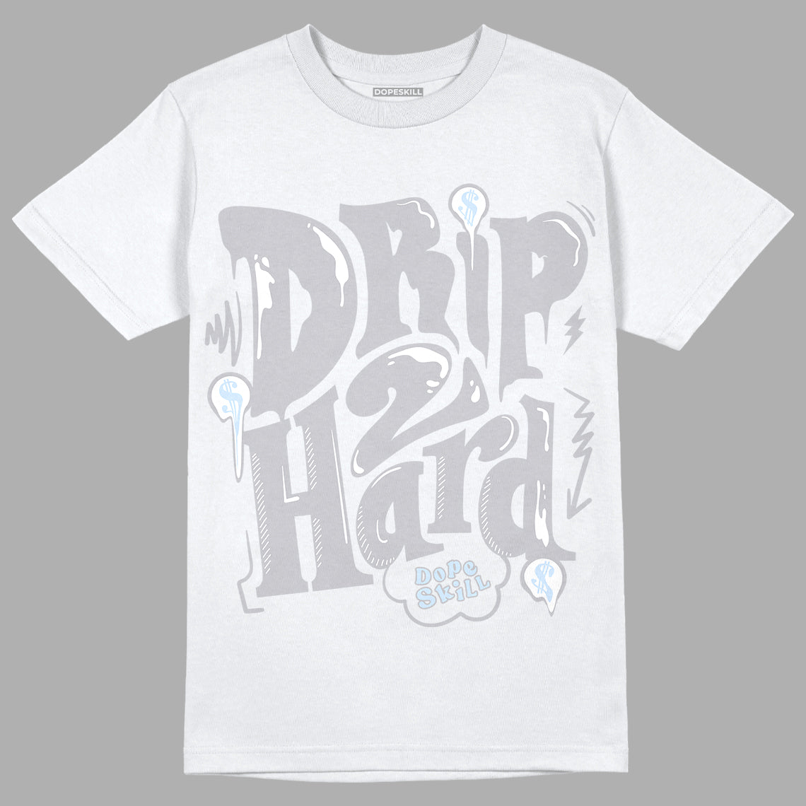 Jordan 11 Retro Low Cement Grey DopeSkill T-Shirt Drip Too Hard Graphic Streetwear - White