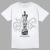 Jordan 4 Retro SE Craft Photon Dust DopeSkill T-Shirt King Chess Graphic Streetwear - White