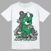 Jordan 3 WMNS “Lucky Green” DopeSkill T-Shirt MOMM Bear Graphic Streetwear - White