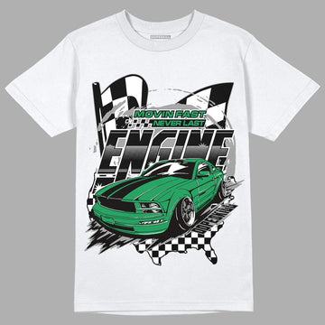 Jordan 3 WMNS “Lucky Green” DopeSkill T-Shirt ENGINE Tshirt Graphic Streetwear - White