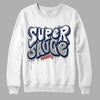 Midnight Navy 4s DopeSkill Sweatshirt Super Sauce Graphic - White