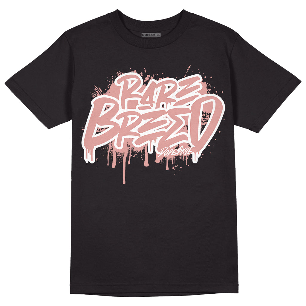 Rose Whisper Dunk Low DopeSkill T-Shirt Rare Breed Graphic - Black 