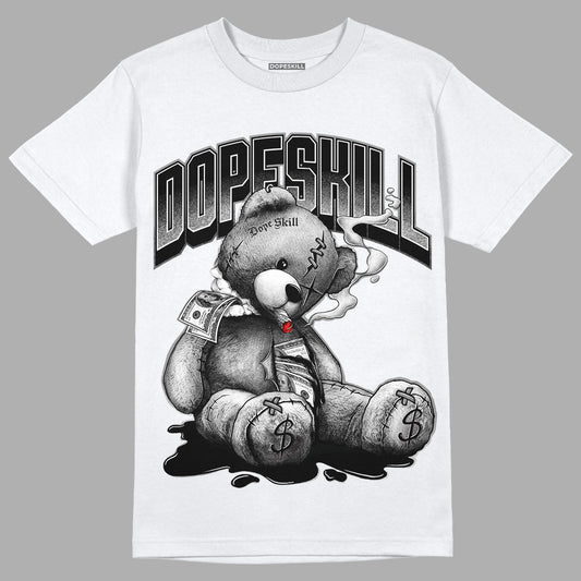 YZ 450 Utility Black DopeSkill T-Shirt Sick Bear Graphic - White