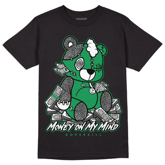 Jordan 3 WMNS “Lucky Green” DopeSkill T-Shirt MOMM Bear Graphic Streetwear - Black