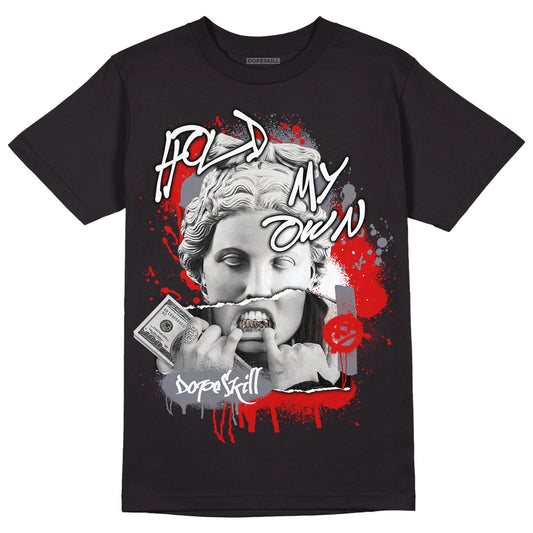 Gym Red 9s DopeSkill T-Shirt Hold My Own Graphic - Black 