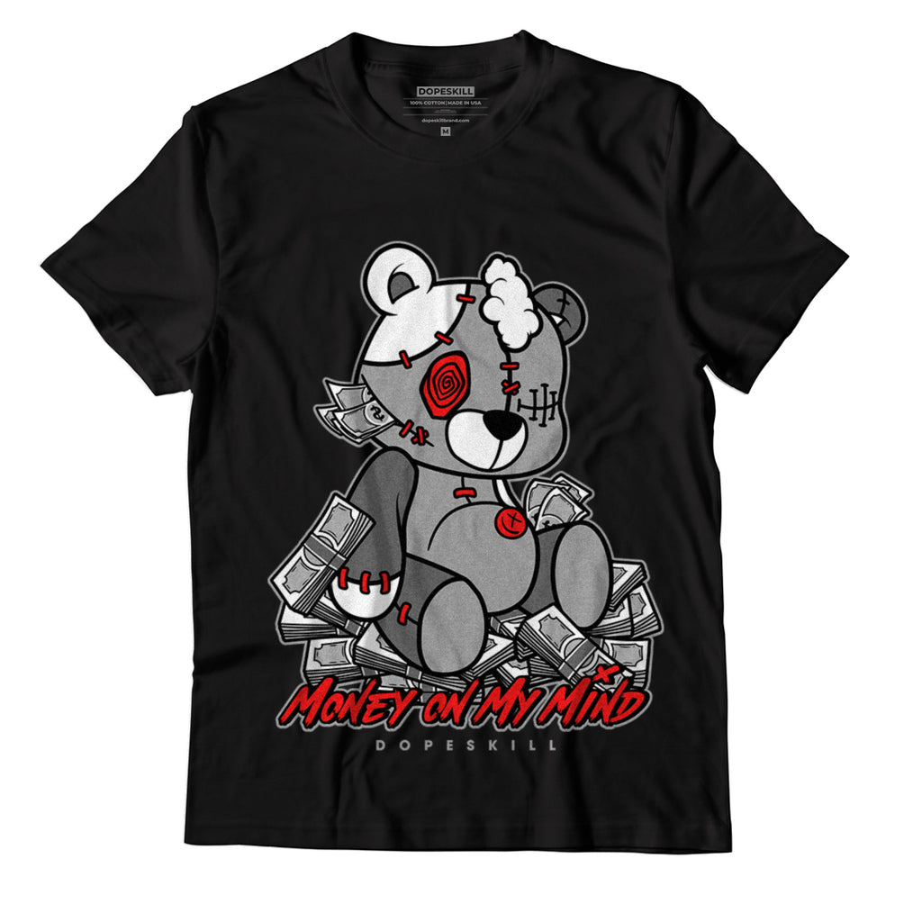 Jordan 4 Infrared DopeSkill T-Shirt MOMM Bear Graphic - Black 