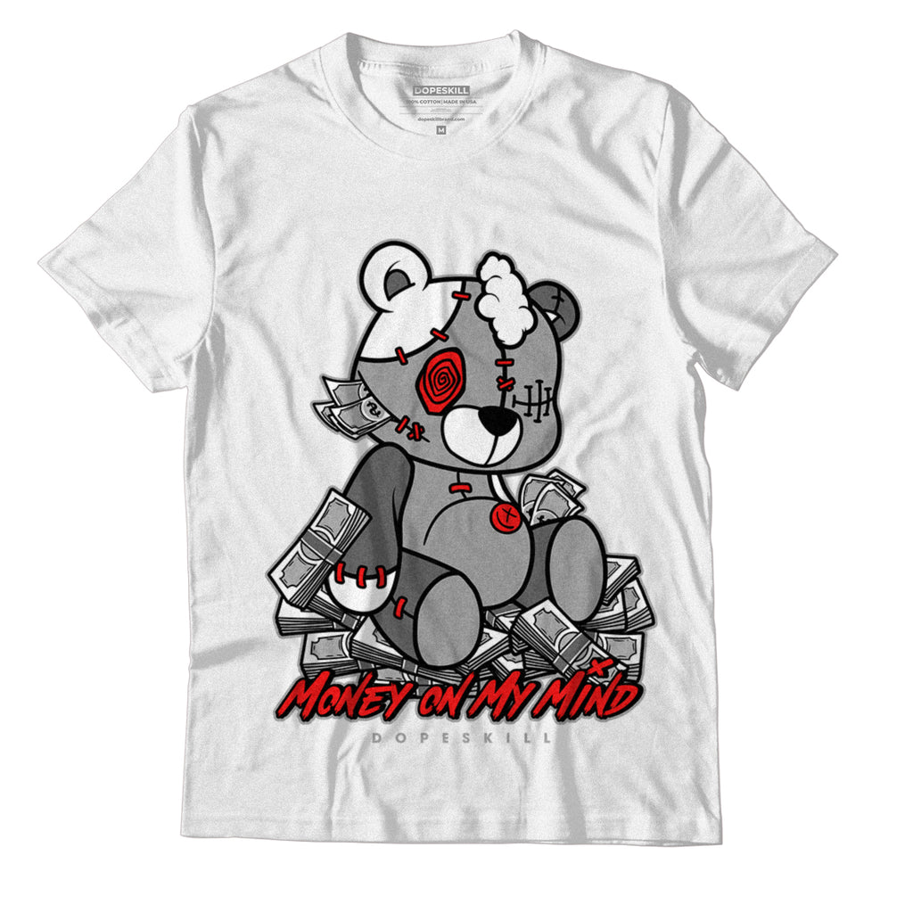 Jordan 4 Infrared DopeSkill T-Shirt MOMM Bear Graphic - White 