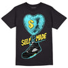 Aqua 5s DopeSkill T-Shirt Self Made Graphic - Black 