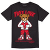 Lost & Found 1s DopeSkill T-Shirt Fake Love Graphic - Black