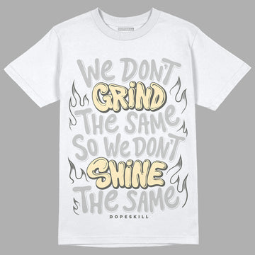 Jordan 4 Retro SE Craft Photon Dust DopeSkill T-Shirt Grind Shine Graphic Streetwear  - White 