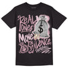 Dunk Low Teddy Bear Pink DopeSkill T-Shirt Real Ones Move In Silence Graphic - Black 