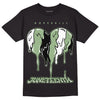 Jordan 4 Retro “Seafoam” DopeSkill T-Shirt Juneteenth Heart Graphic Streetwear  - Black