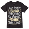 Jordan 4 Retro SE Craft Photon Dust DopeSkill T-Shirt Grind Shine Graphic Streetwear  - Black