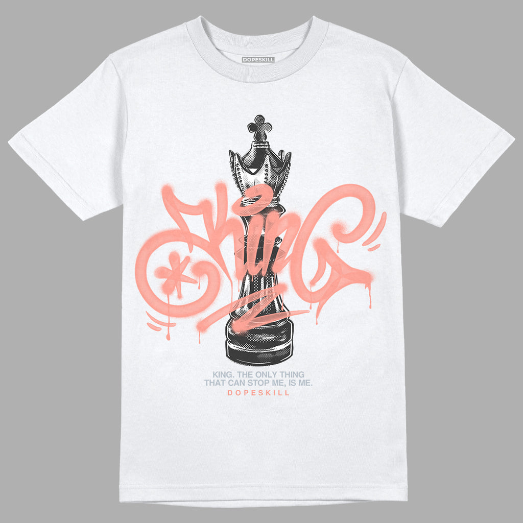 DJ Khaled x Jordan 5 Retro ‘Crimson Bliss’ DopeSkill T-Shirt King Chess Graphic Streetwear - White