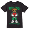 Jordan 3 WMNS “Lucky Green” DopeSkill T-Shirt Fake Love Graphic Streetwear - Black