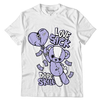 AJ 11 Low Pure Violet DopeSkill T-Shirt Love Sick Graphic