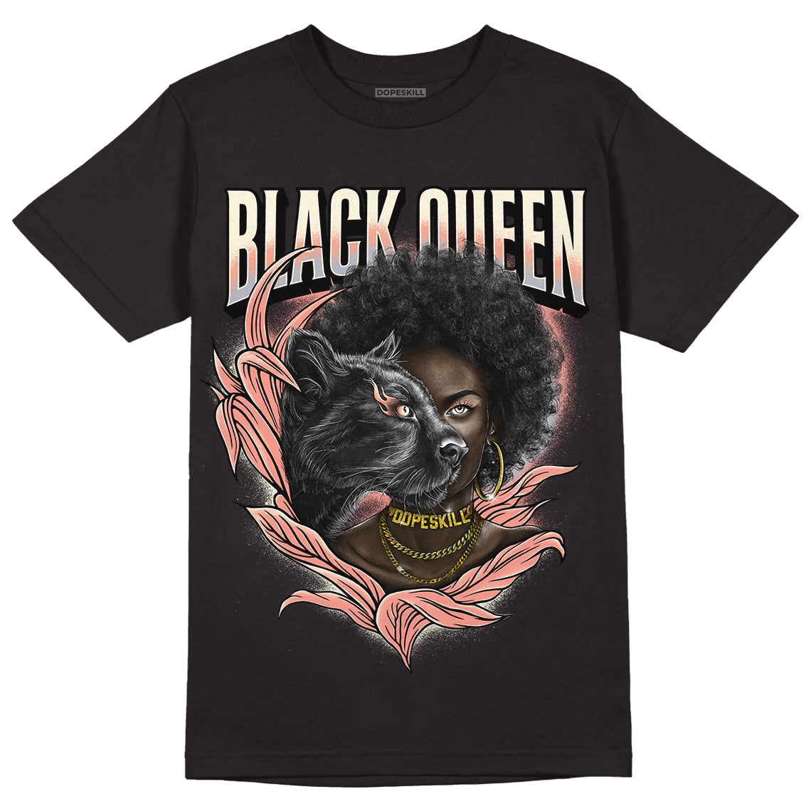 DJ Khaled x Jordan 5 Retro ‘Crimson Bliss’ DopeSkill T-Shirt New Black Queen Graphic Streetwear - Black