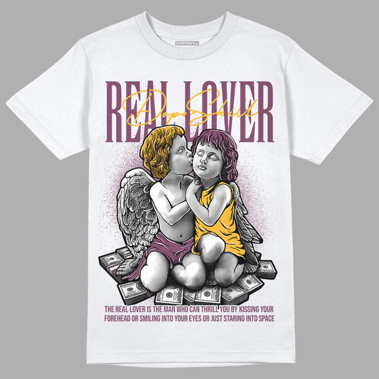 Brotherhood 1s High OG DopeSkill T-Shirt Real Lover Graphic - White