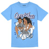 Jordan 6 UNC DopeSkill University Blue T-Shirt Queen Of Hustle Graphic